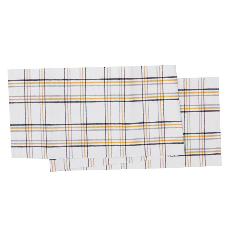 Honey Bee Plaid Table Runner