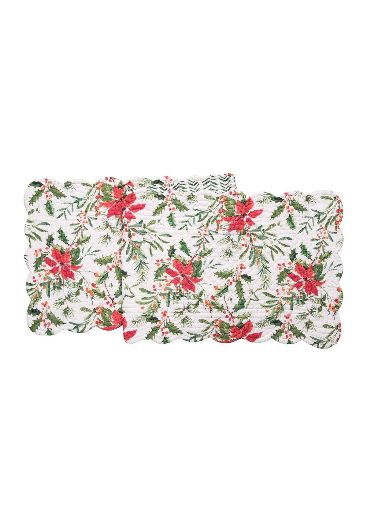 Silvia Poinsettia Table Runner