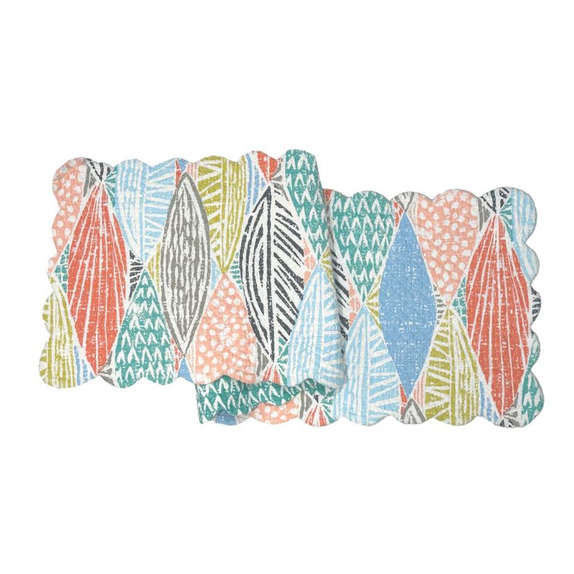Surfside Sound Cotton Rectangle Table Runner
