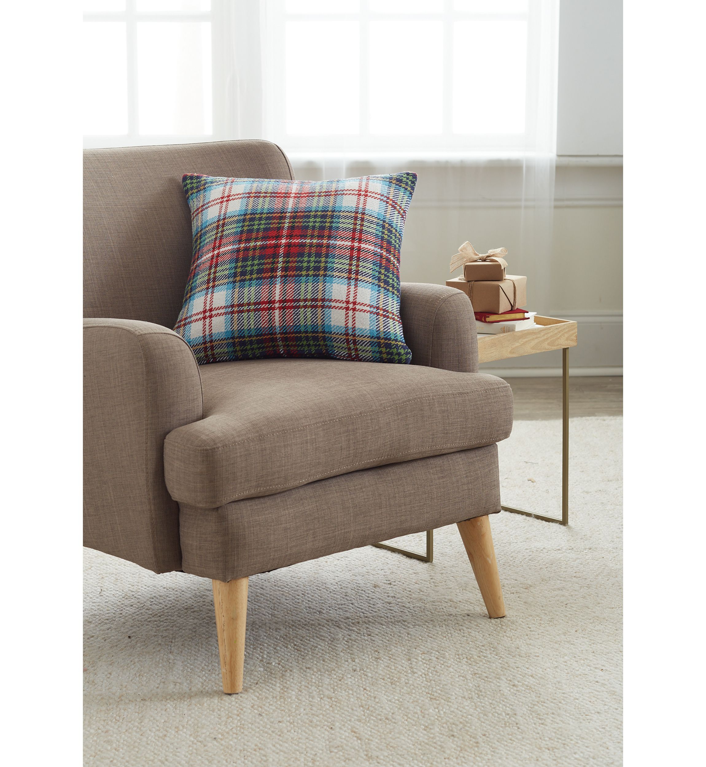 Morris Plaid Pillow