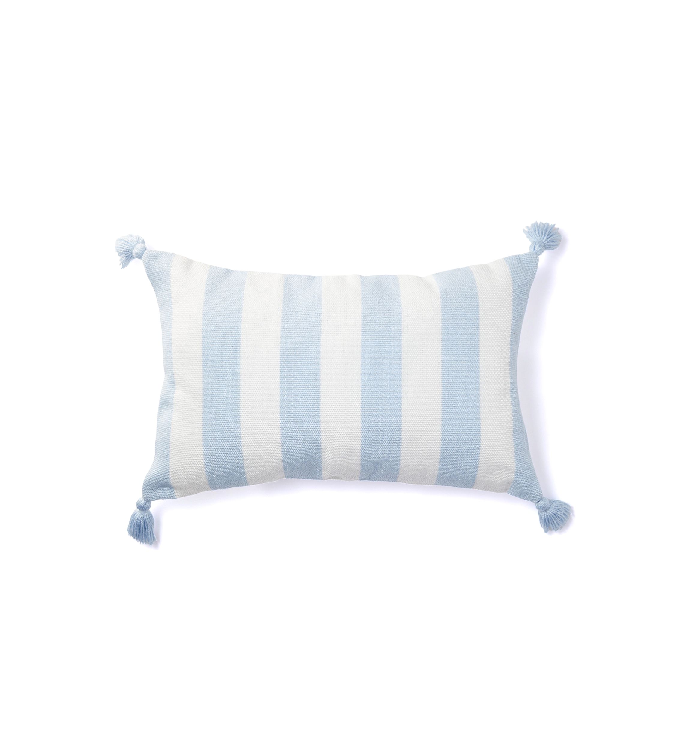 Cabana Striped Tassel Pillow