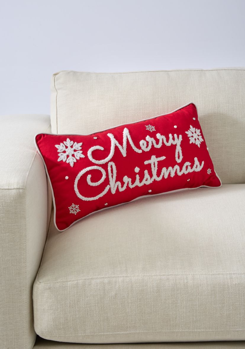 Merry Christmas Throw Pillow