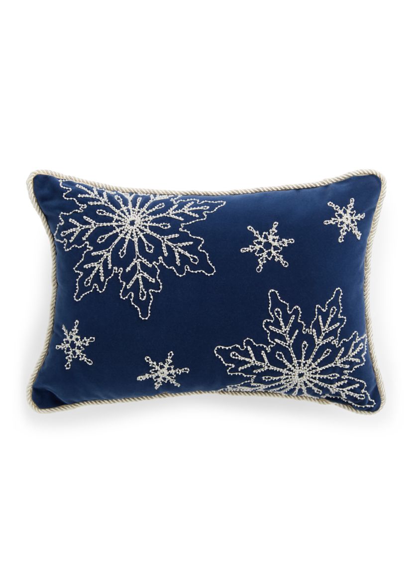 Snowy Holiday Pillow