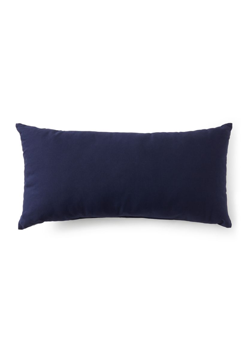 Let it Snow Navy Pillow