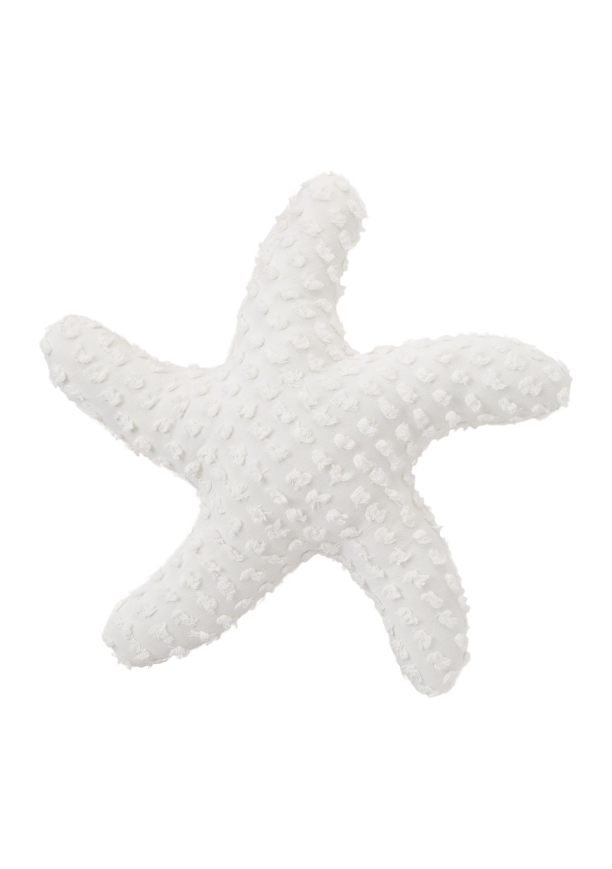 White Starfish Shaped Pillow