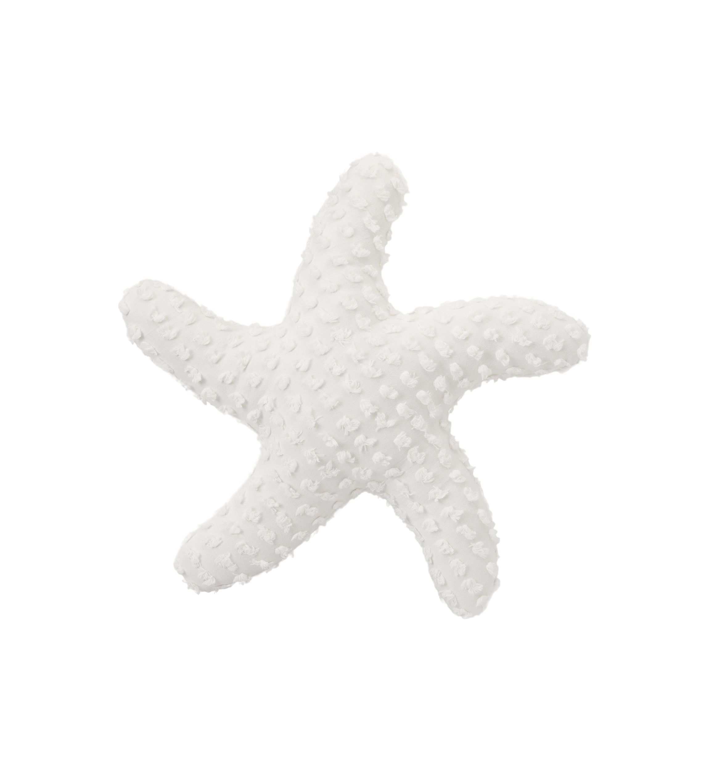 White Starfish Shaped Pillow