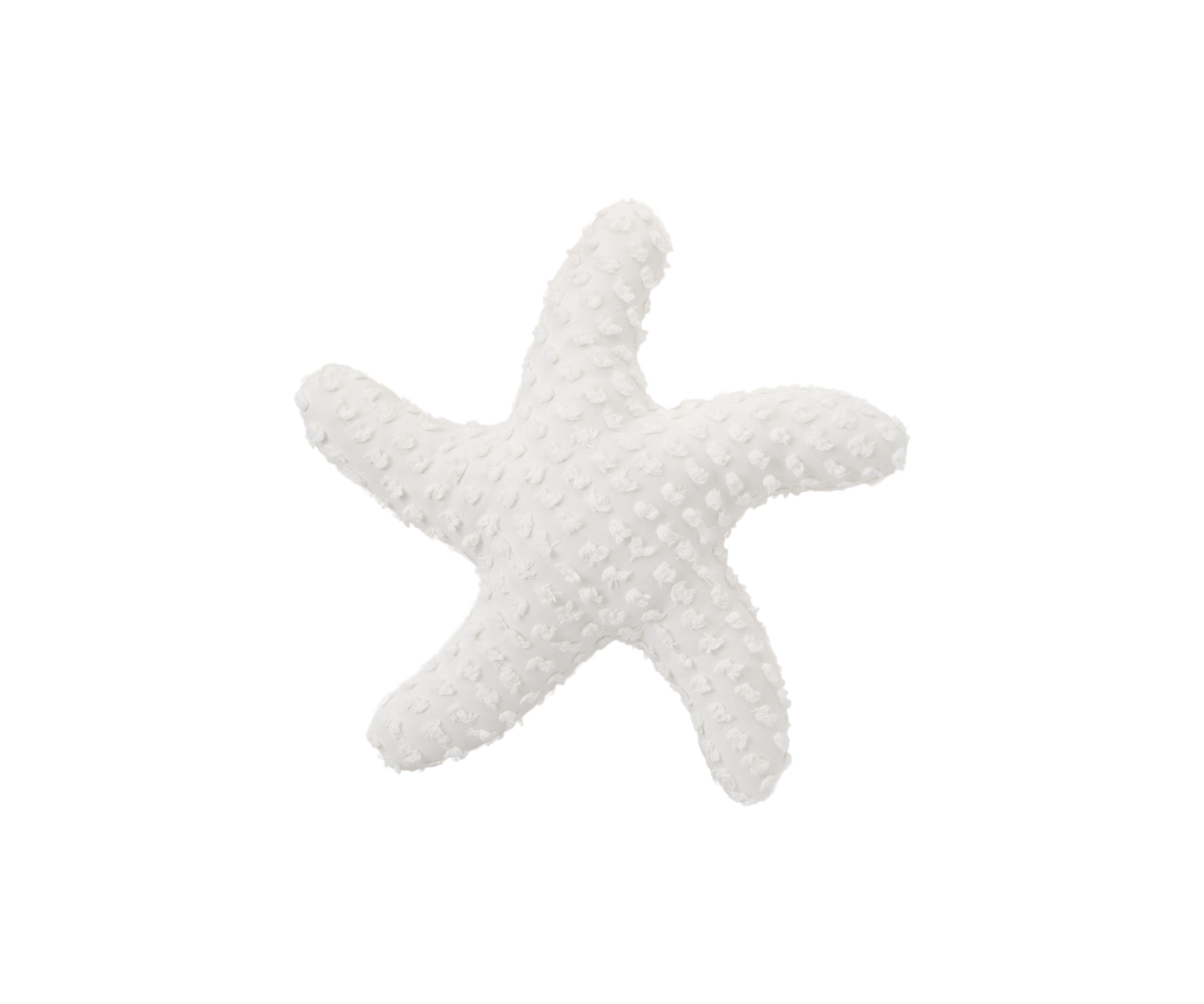 White Starfish Shaped Pillow
