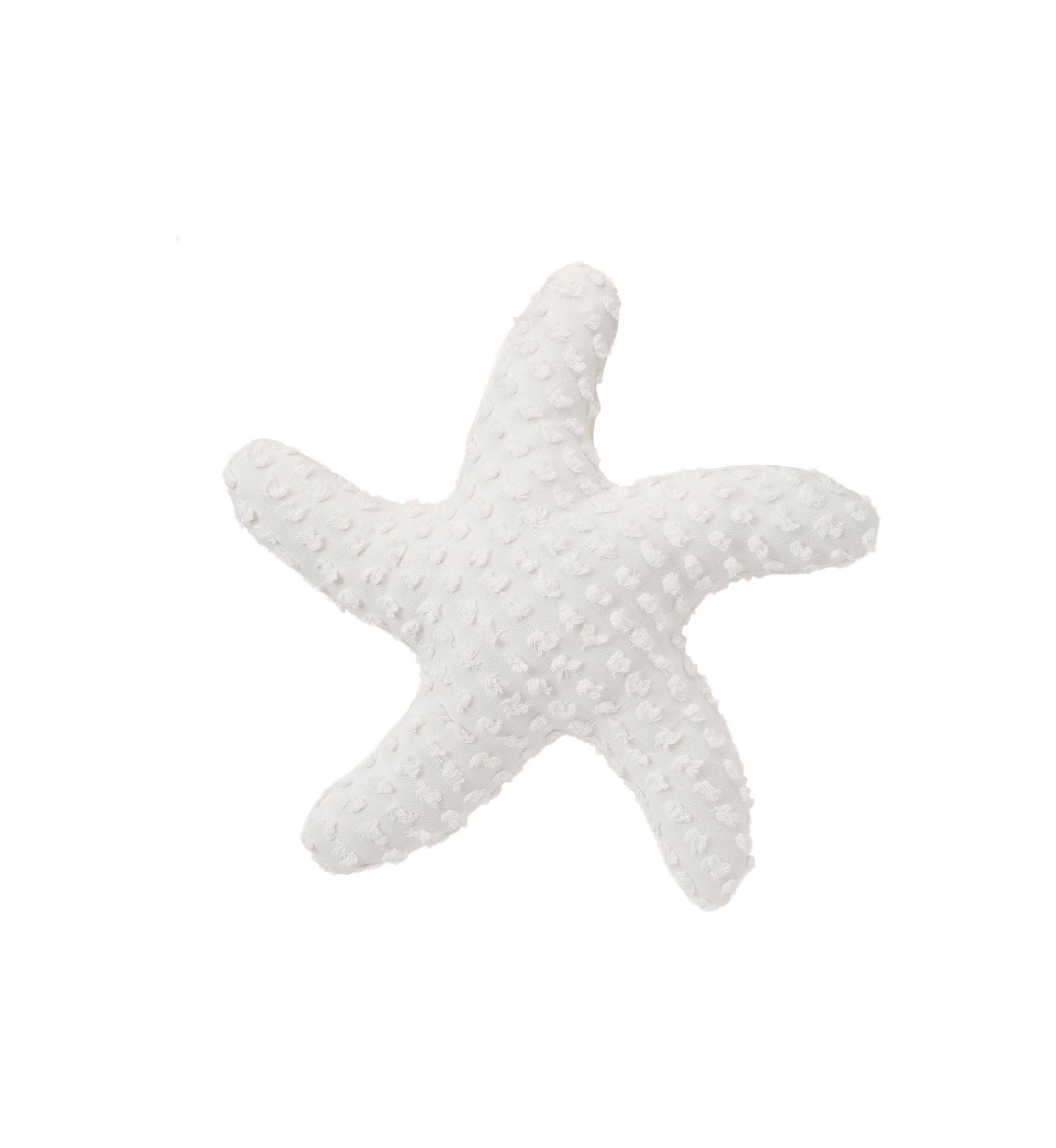 White Starfish Shaped Pillow