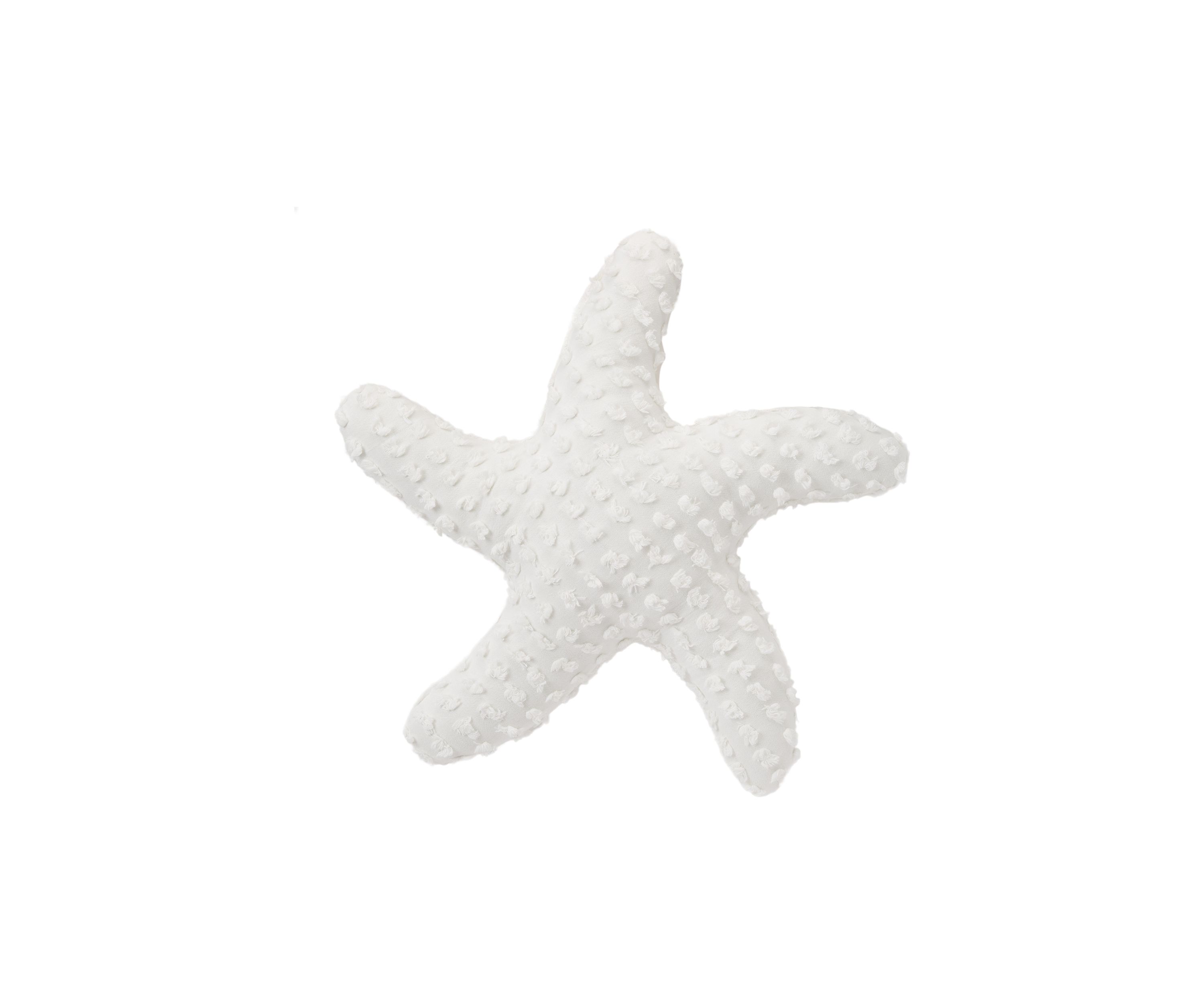 White Starfish Shaped Pillow