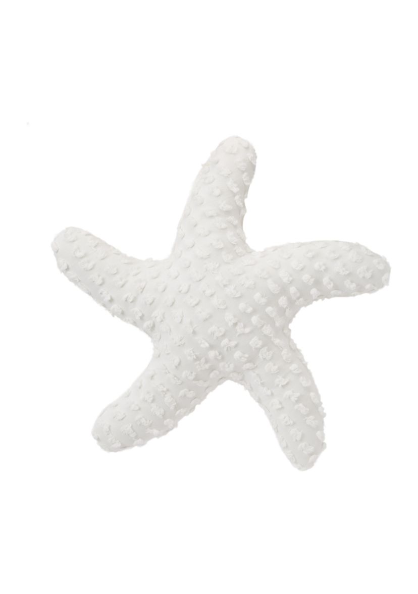 White Starfish Shaped Pillow