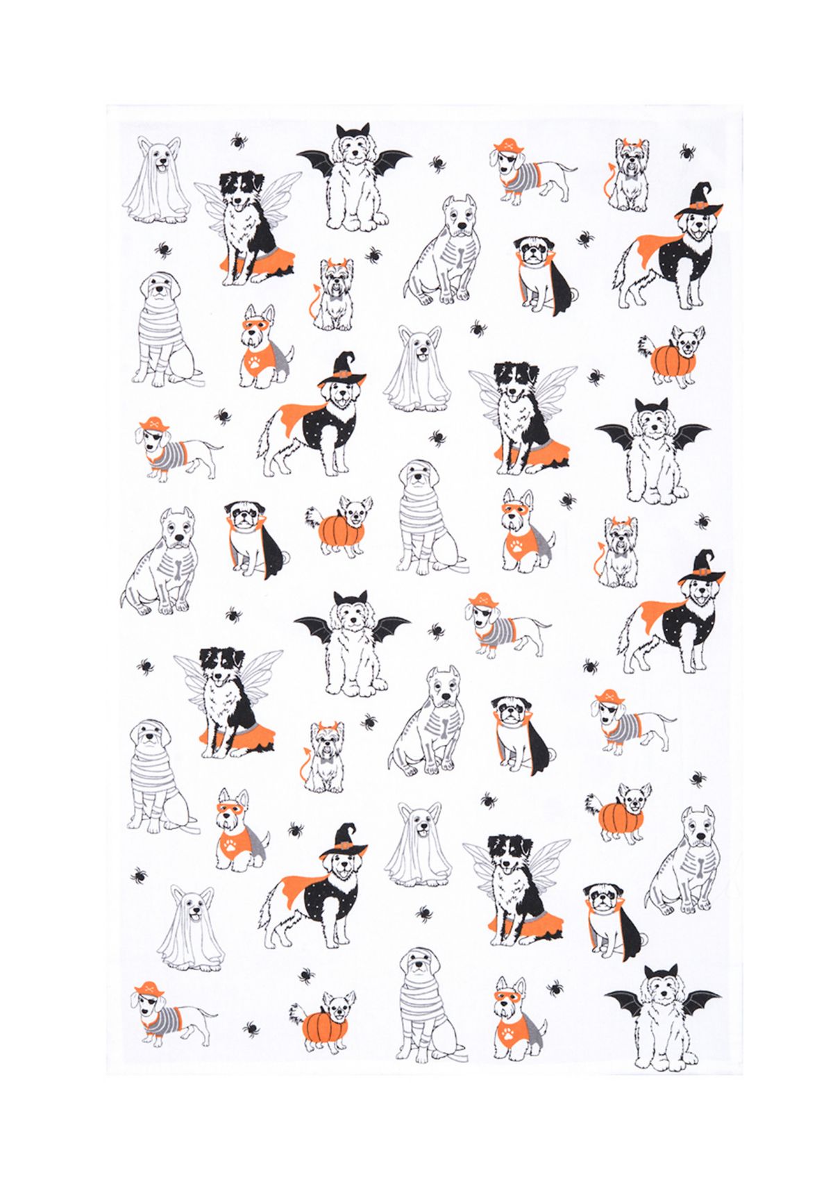 Halloween Dogs Kitchen Towel