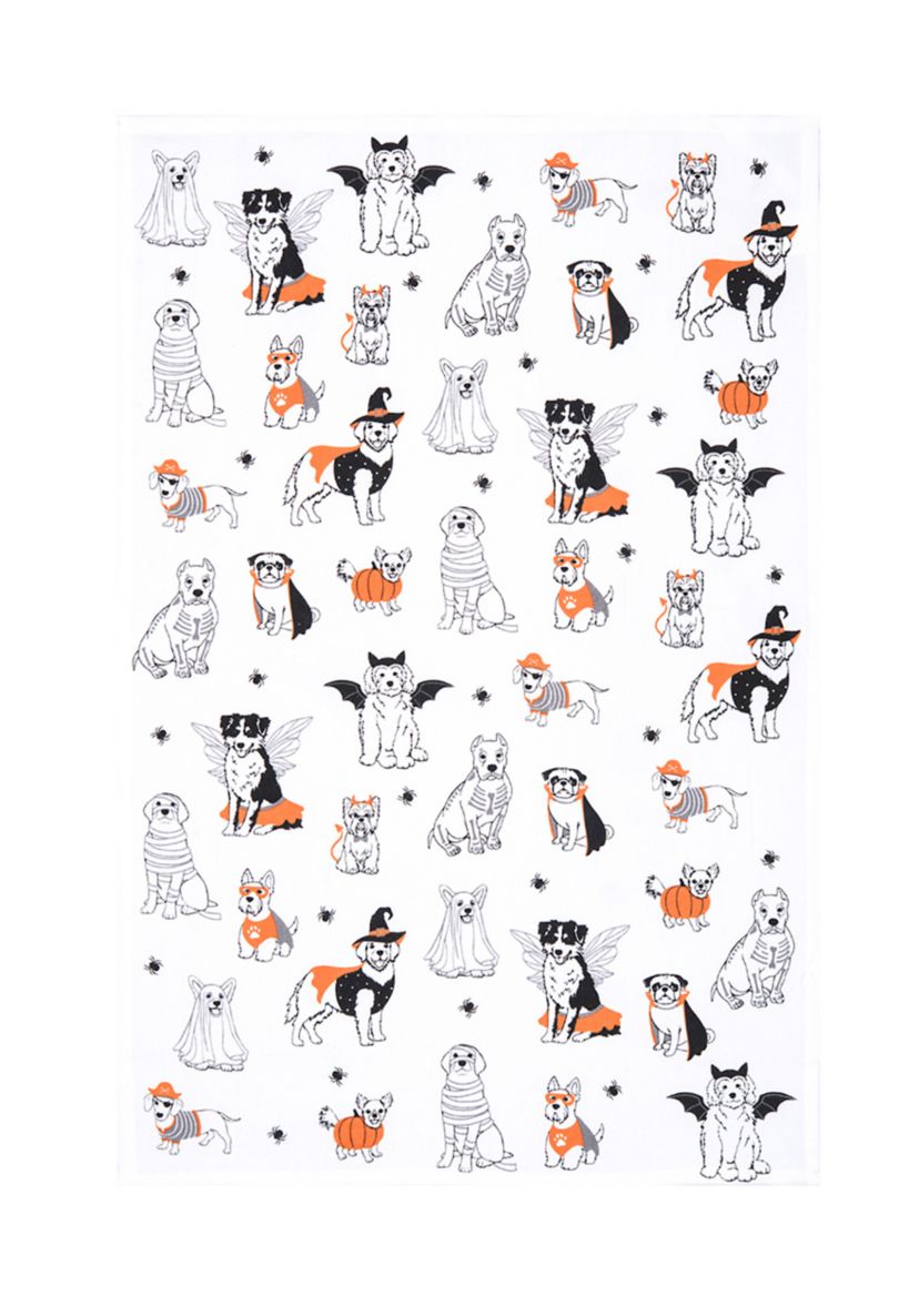 Halloween Dogs Kitchen Towel