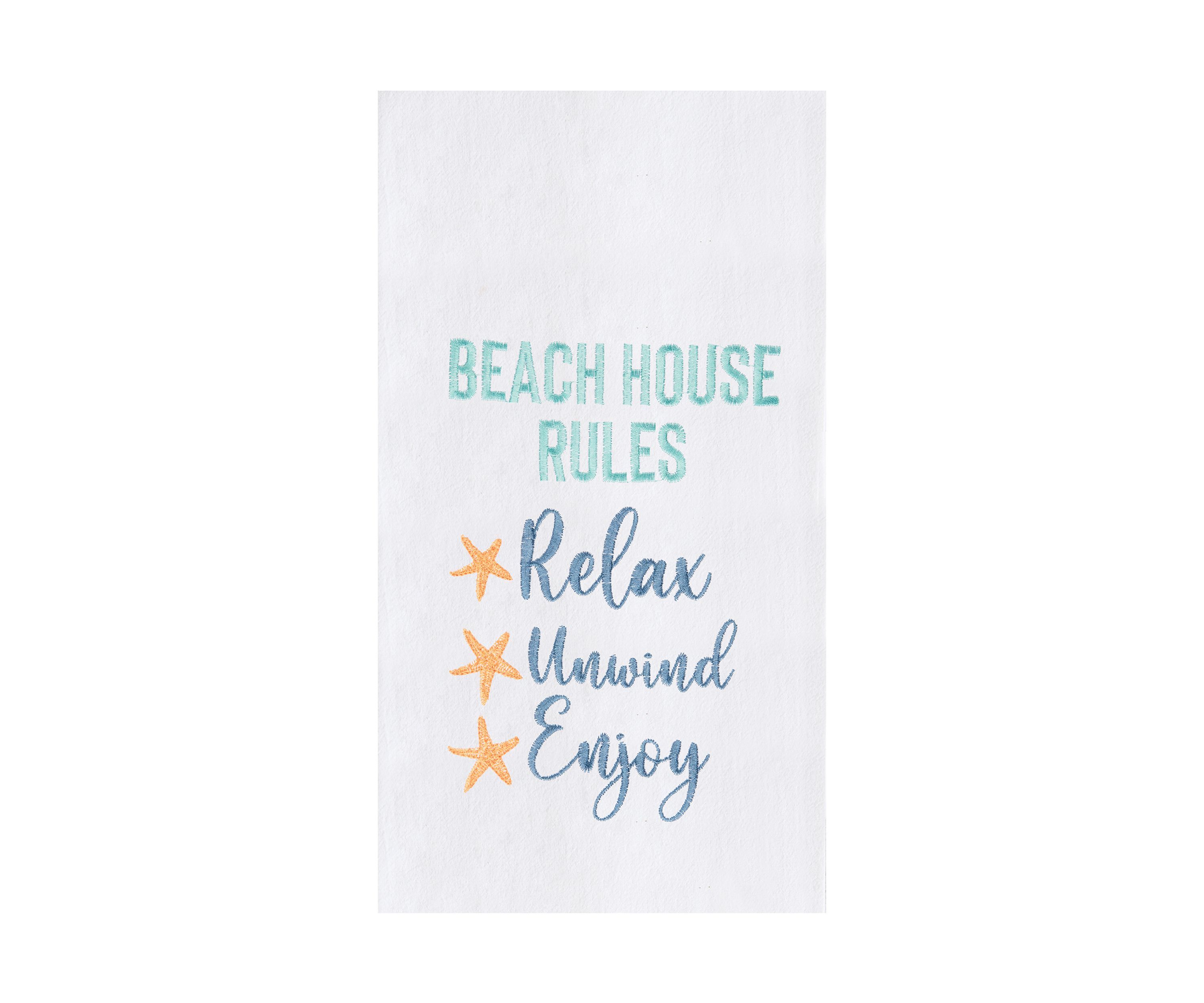 Beach House Rules Kitchen Towel