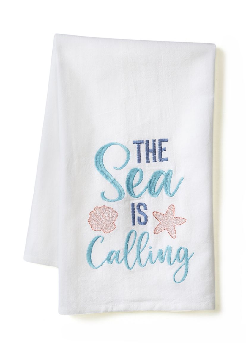 The Sea is Calling Kitchen Towel