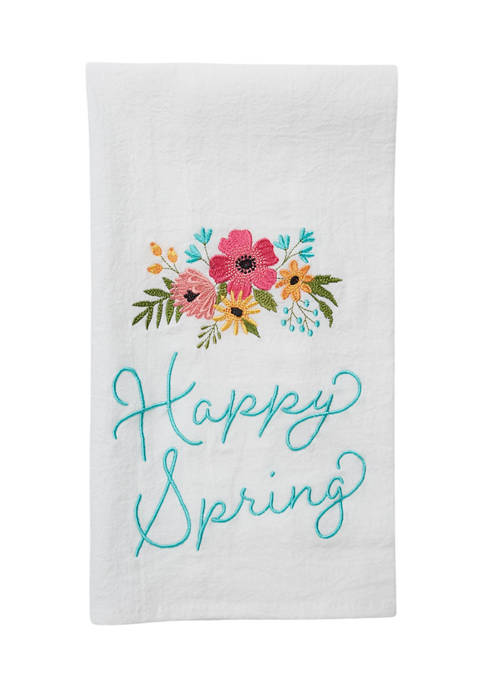 C&F Happy Spring Kitchen Towel