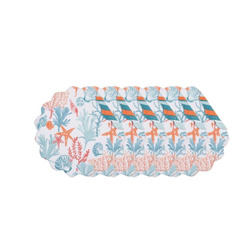 Tangerine Coast Placemat Set of 6