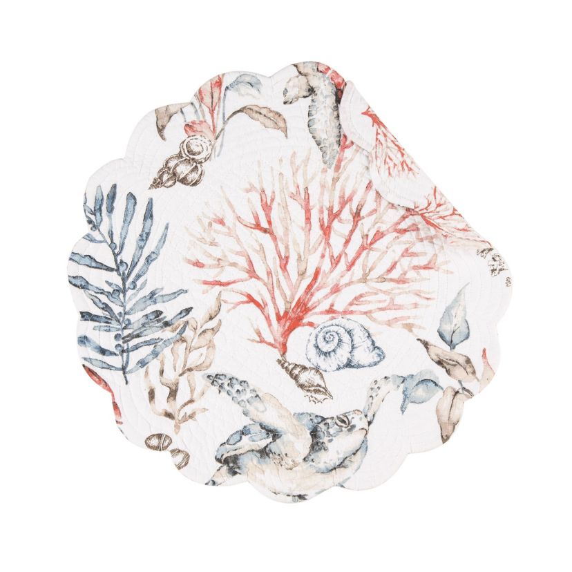 Tranquil Tides Round Placemat, Set of 6