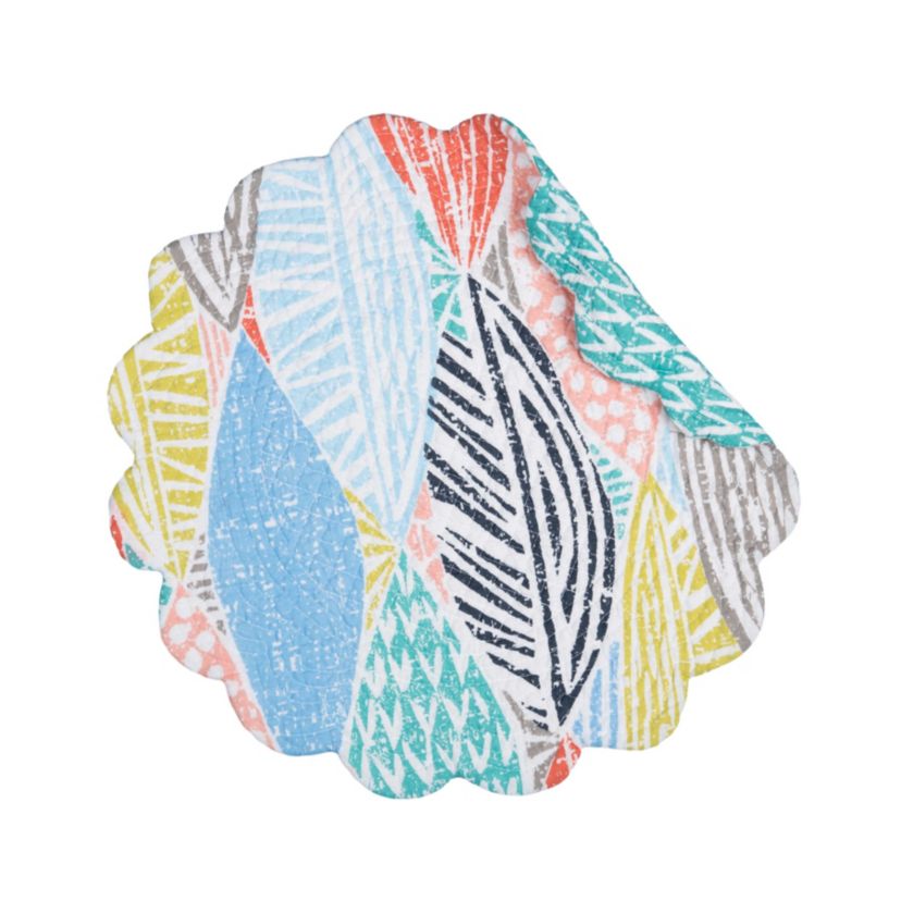 Surfside Sound Cotton  Round Placemats Set of 6