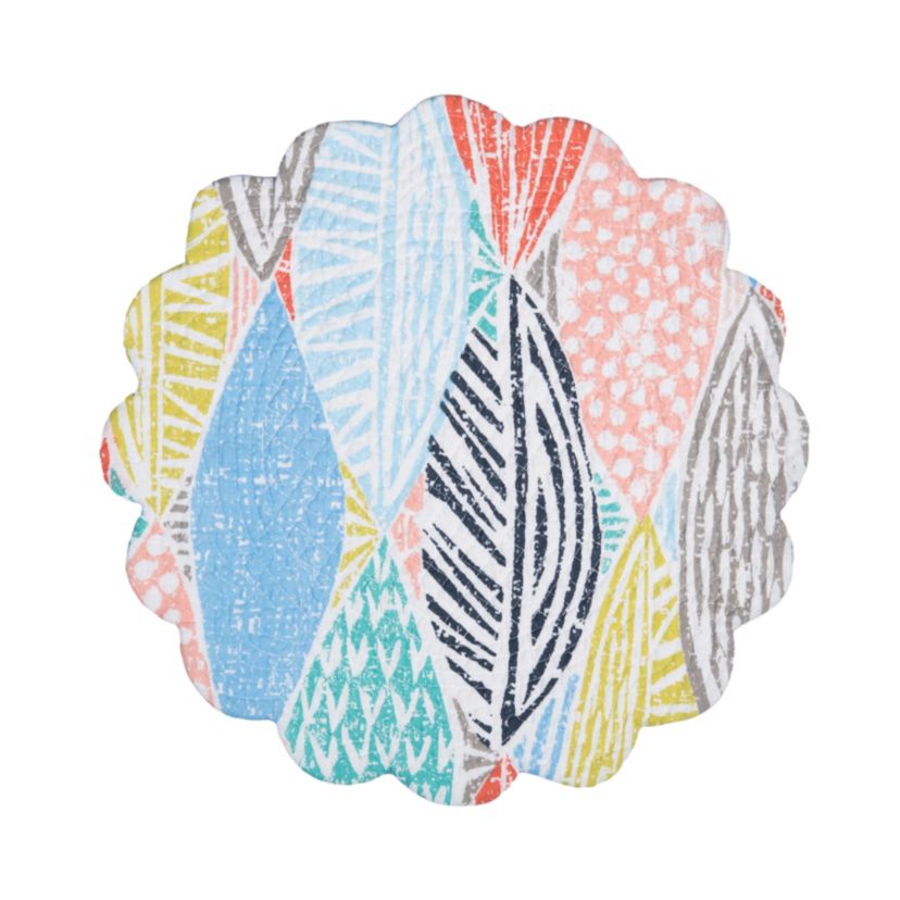 Surfside Sound Cotton  Round Placemats Set of 6