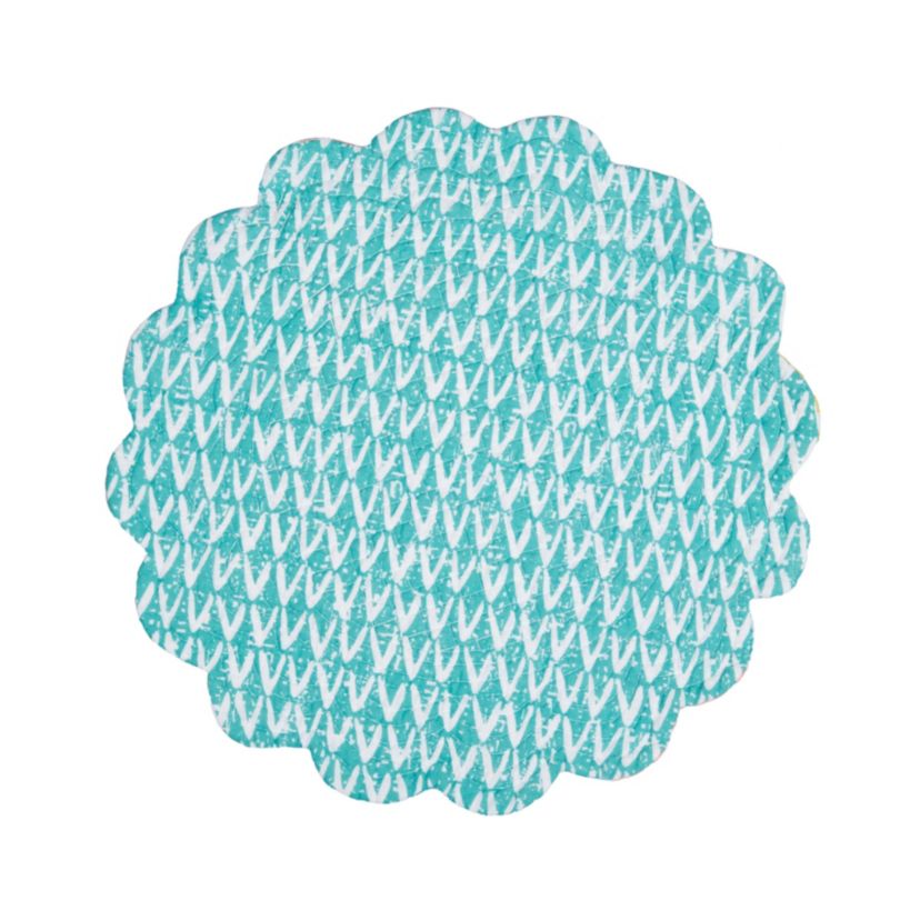 Surfside Sound Cotton  Round Placemats Set of 6