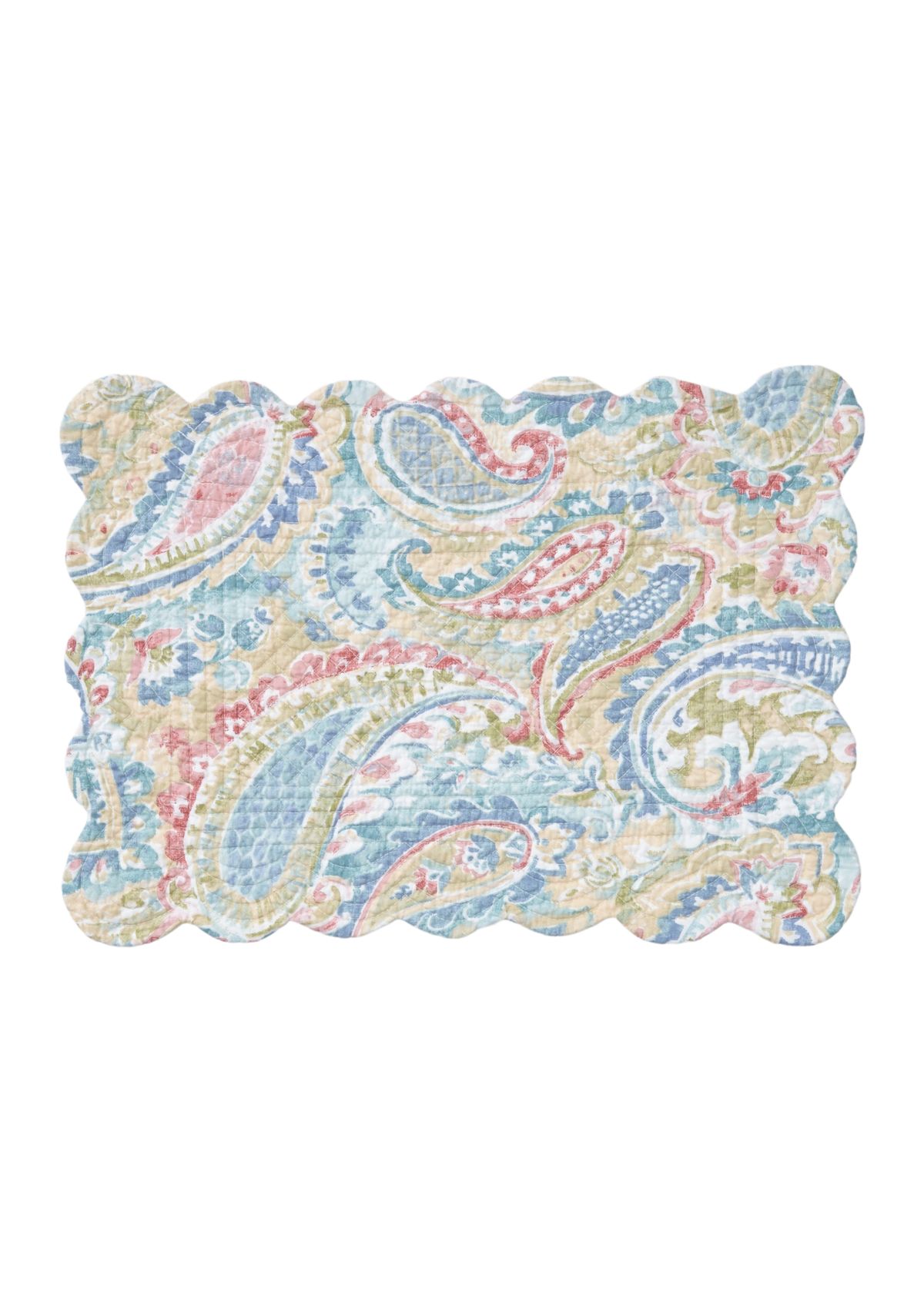 Maise Paisley Quilted Placemat
