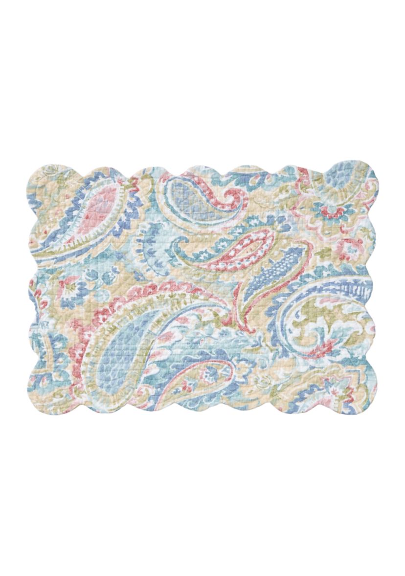 Maise Paisley Quilted Placemat