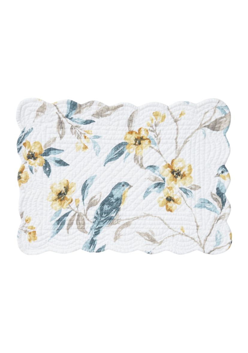 Calix Bluebird Quilted Placemat