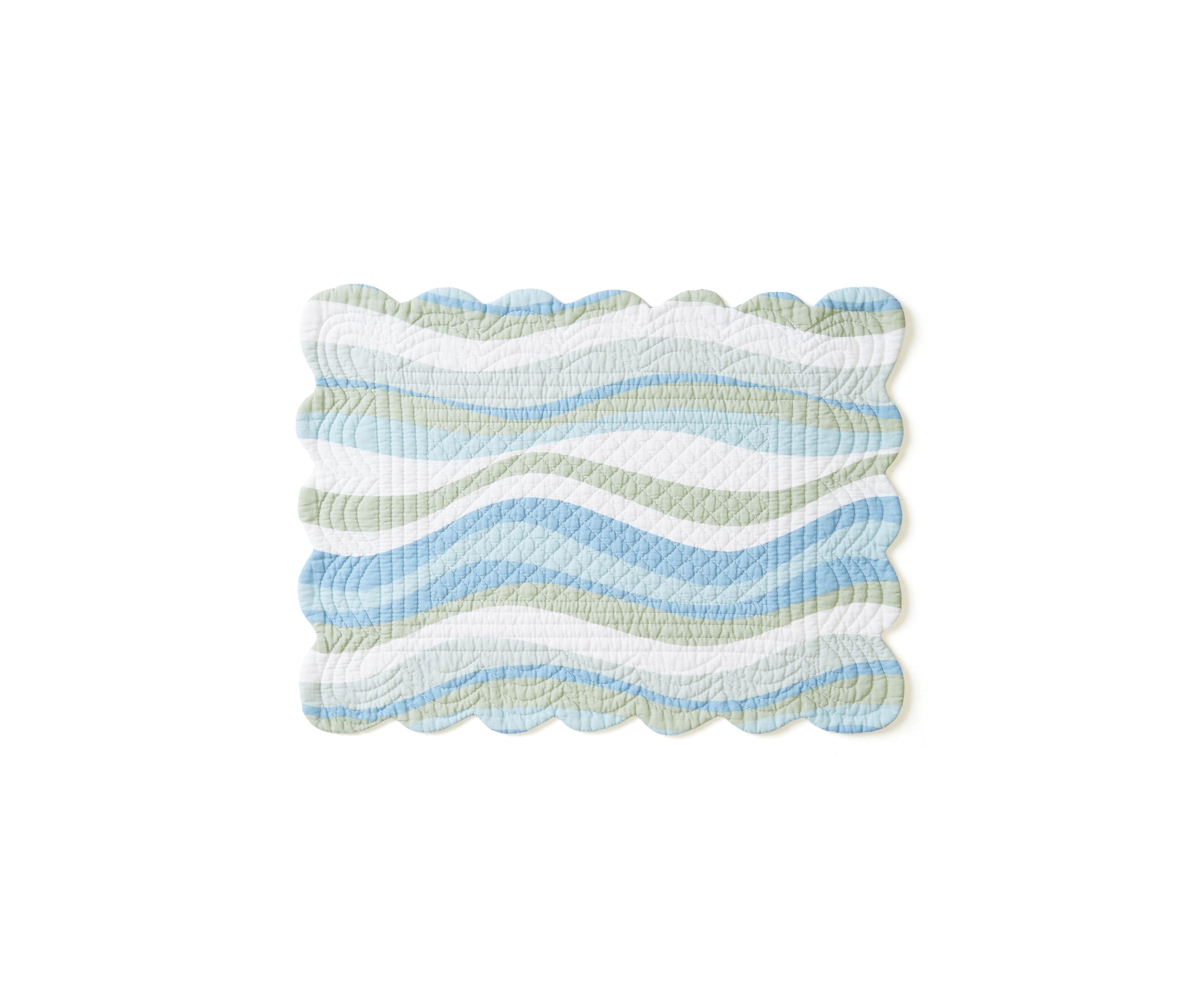 Sea Turtle Cove Scalloped Reversible Placemat
