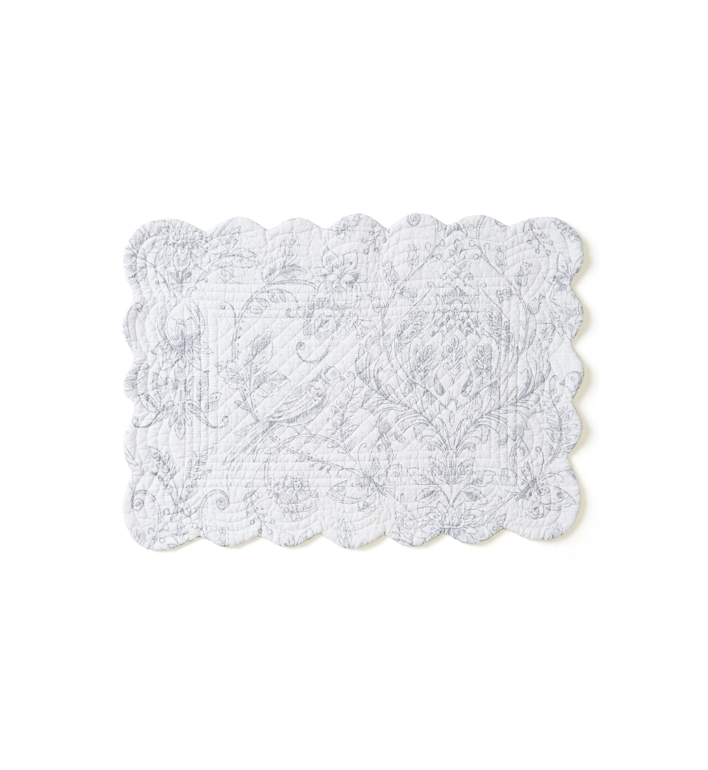 Callahan Songbirds Scalloped Reversible Placemat