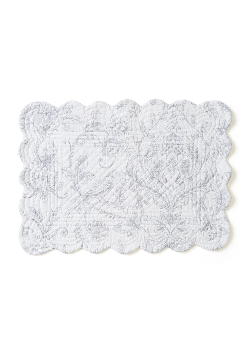 Callahan Songbirds Scalloped Reversible Placemat