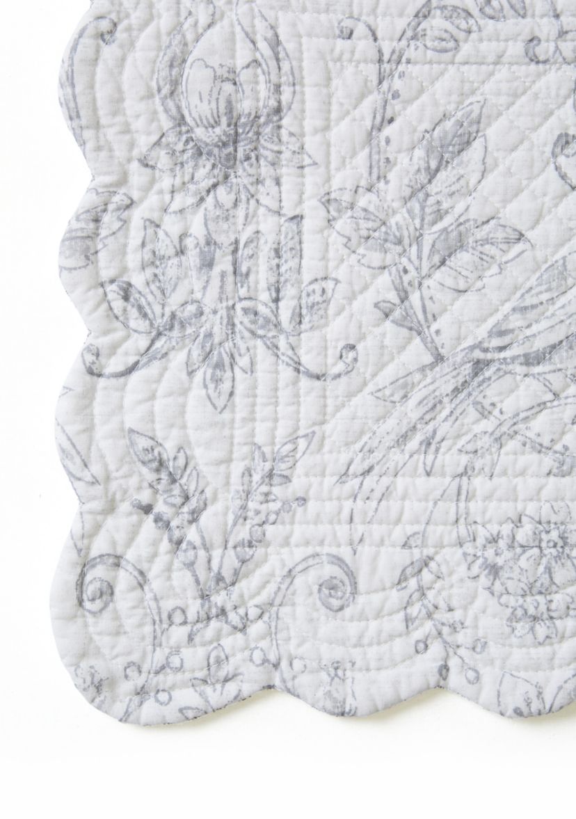 Callahan Songbirds Scalloped Reversible Placemat