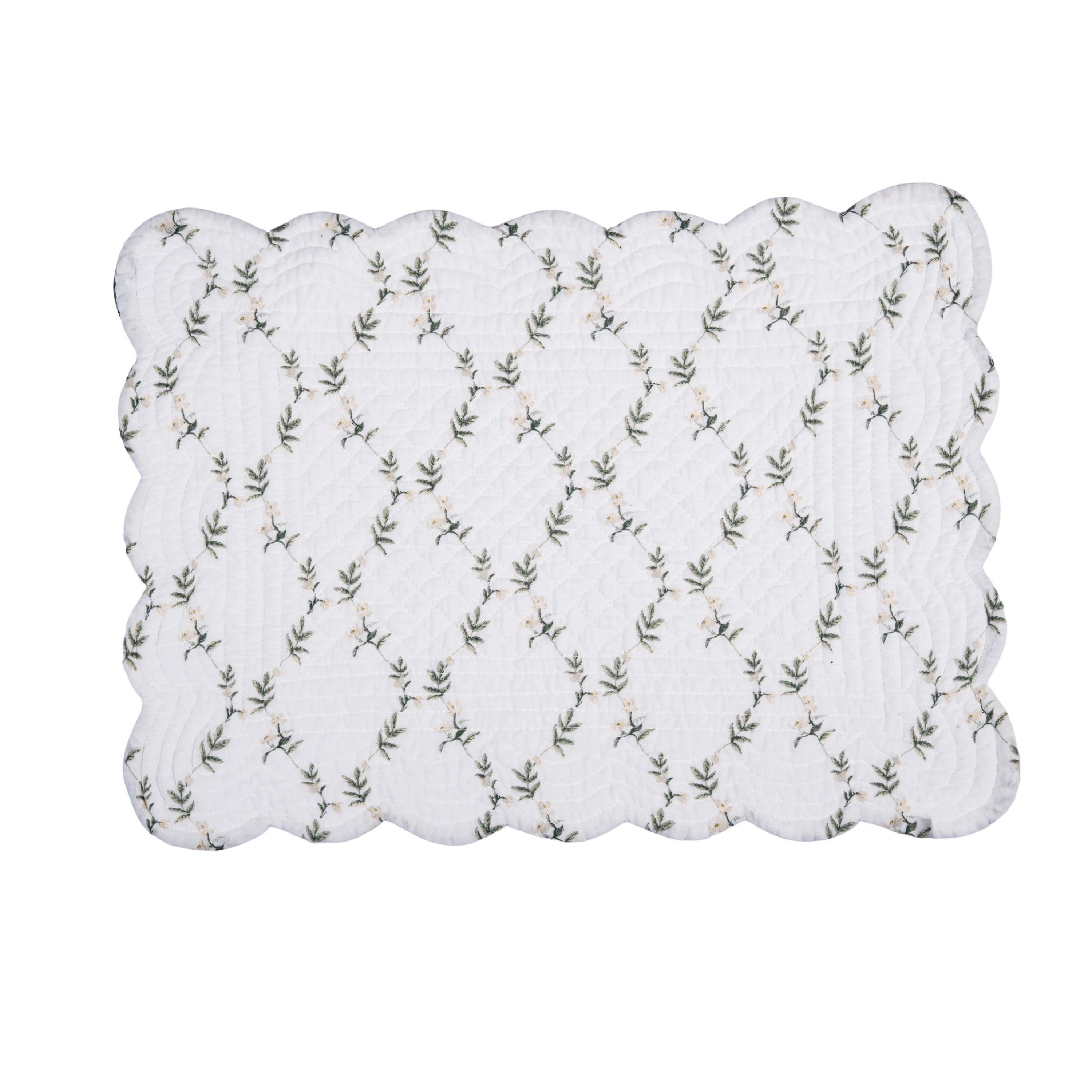 Dogwood Meadows Rectangle  Cotton Placemats Set of 6