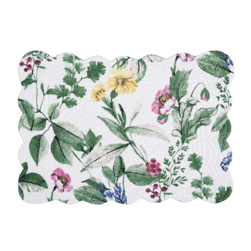 Marcy Blooms  Rectangle Placemats Set of 6
