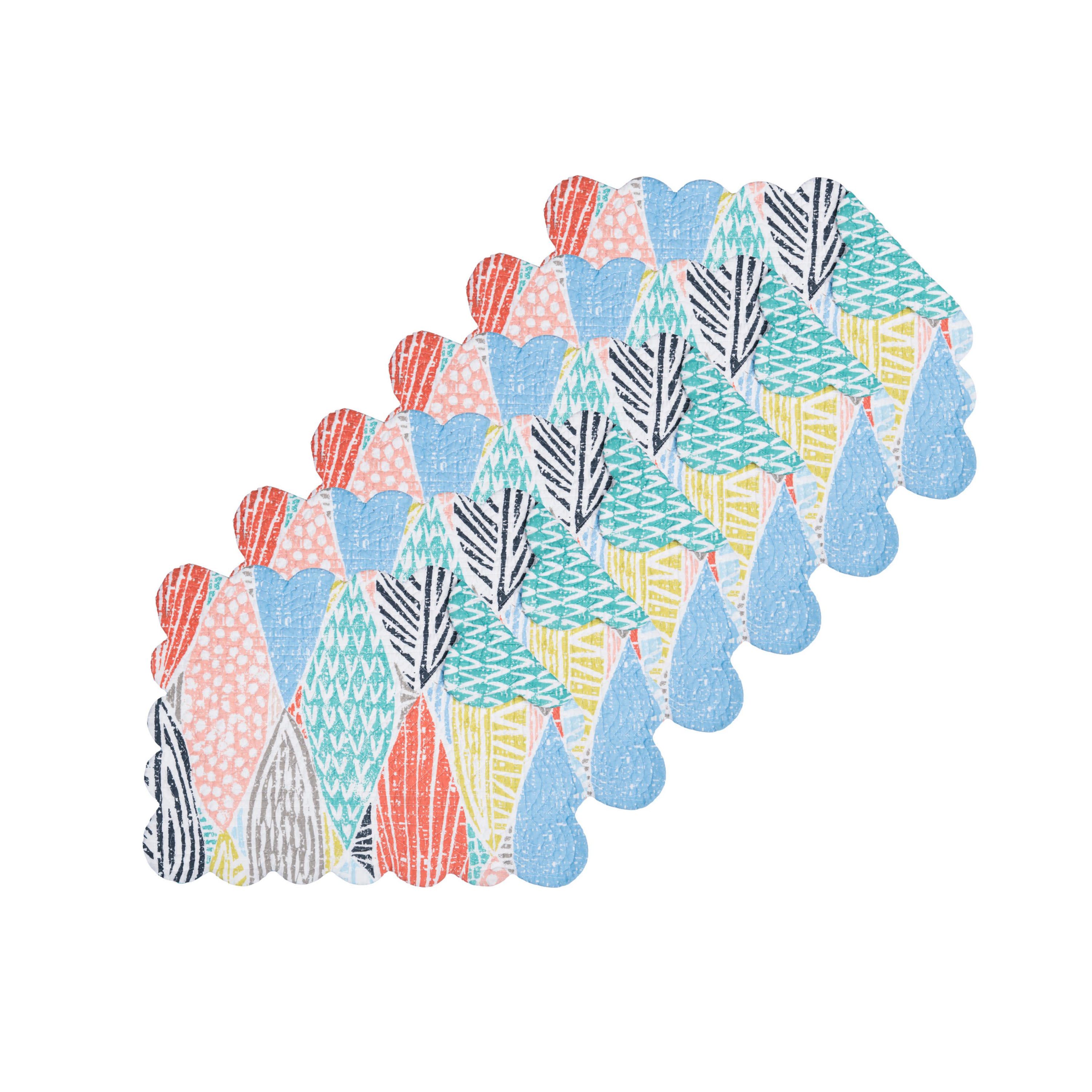 Surfside Sound Cotton  Rectangle Placemats Set of 6