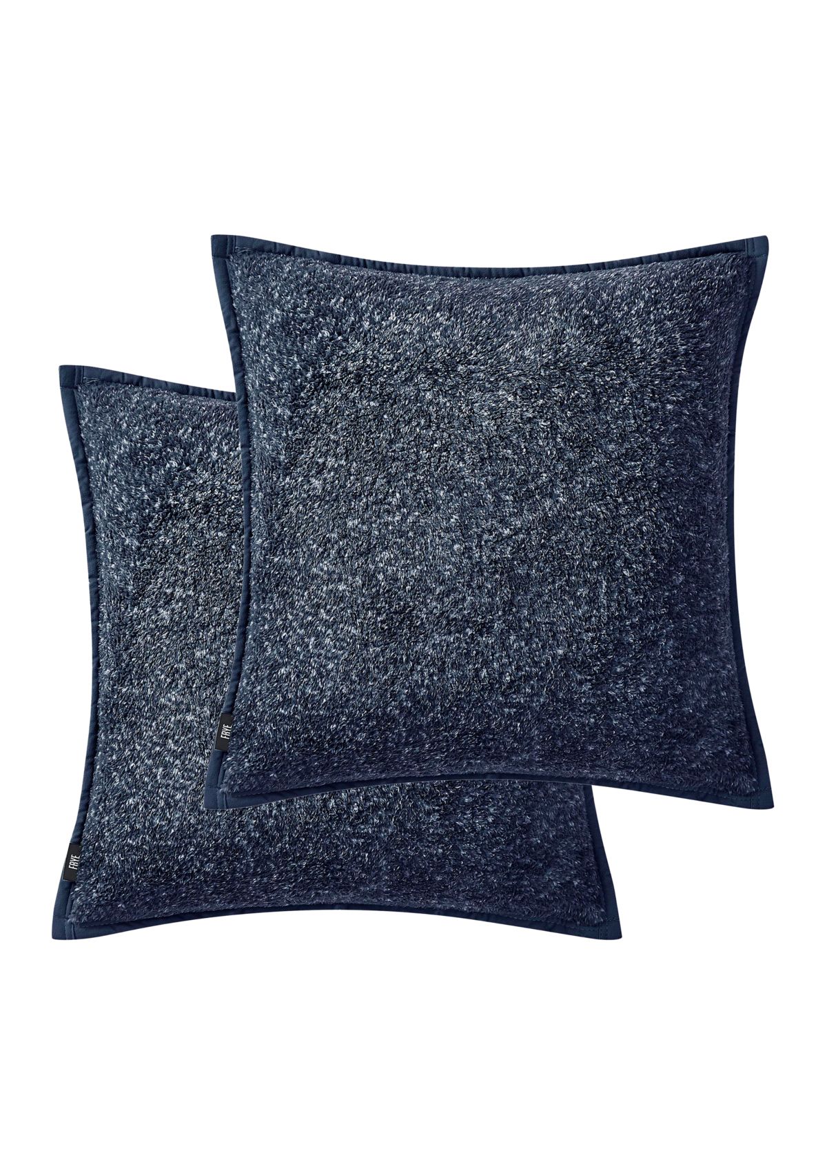 Set of 2 Moab Cationic Reverse Plush Throw Pillows 