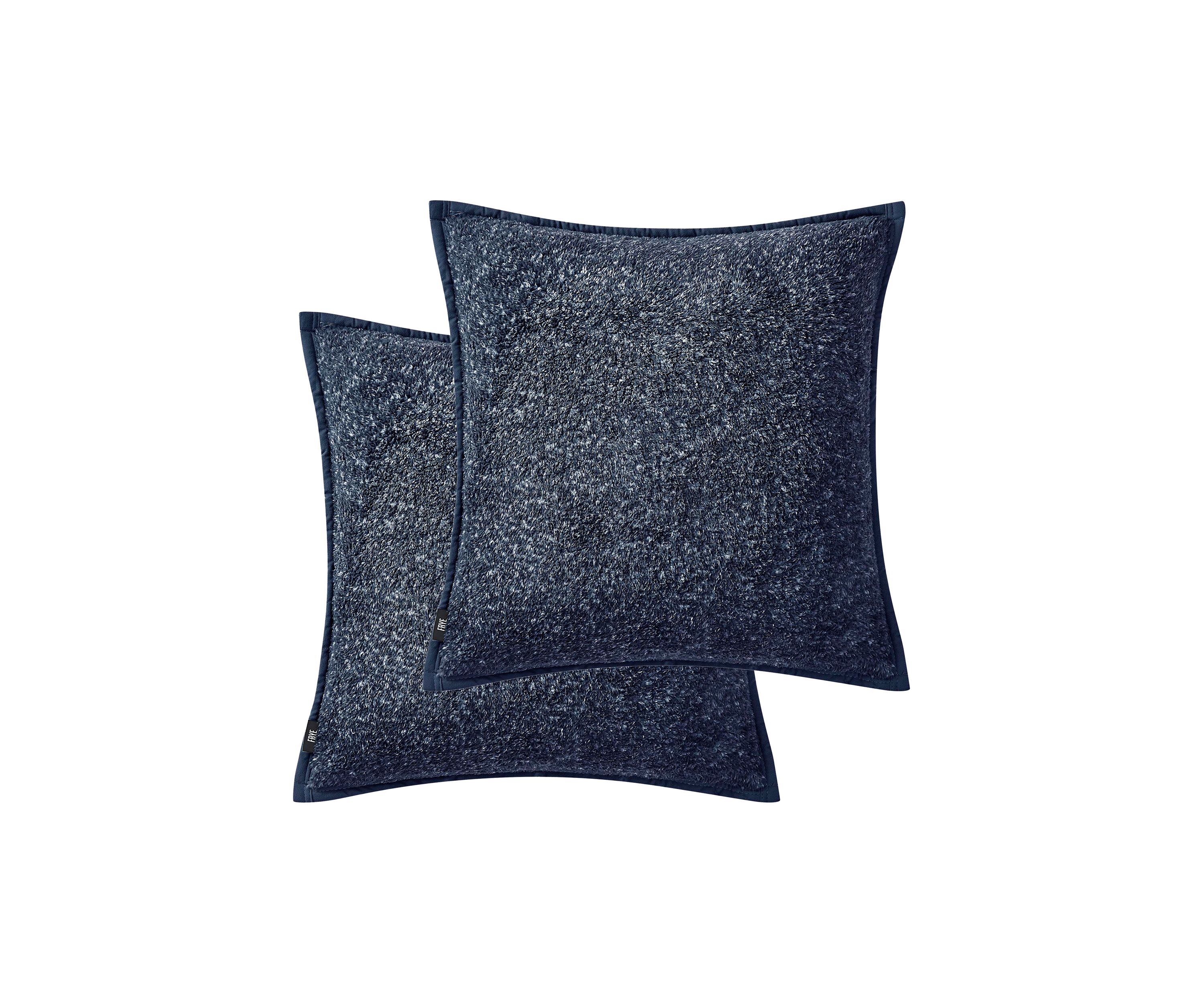 Set of 2 Moab Cationic Reverse Plush Throw Pillows 