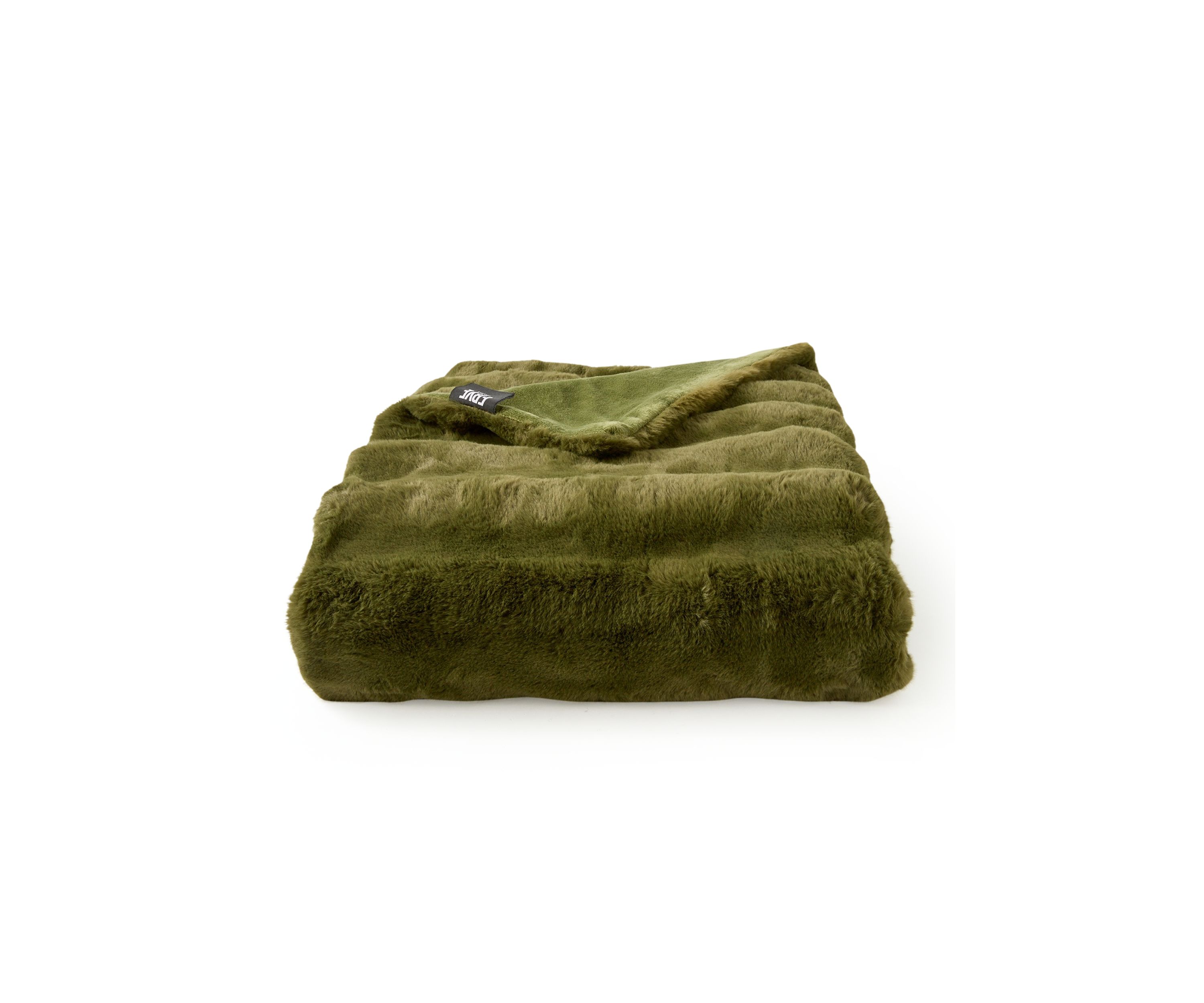 Midland Faux Fur Solid Throw Blanket