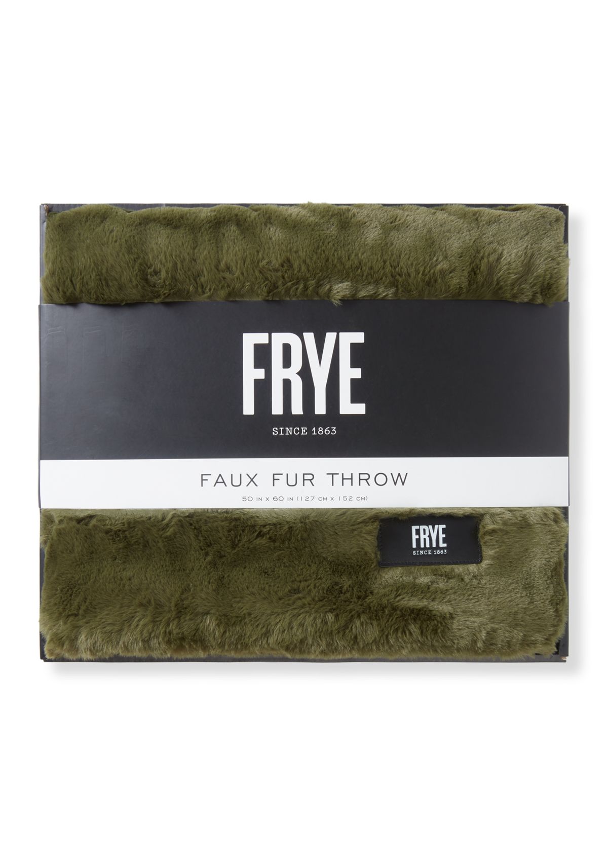 Midland Faux Fur Solid Throw Blanket