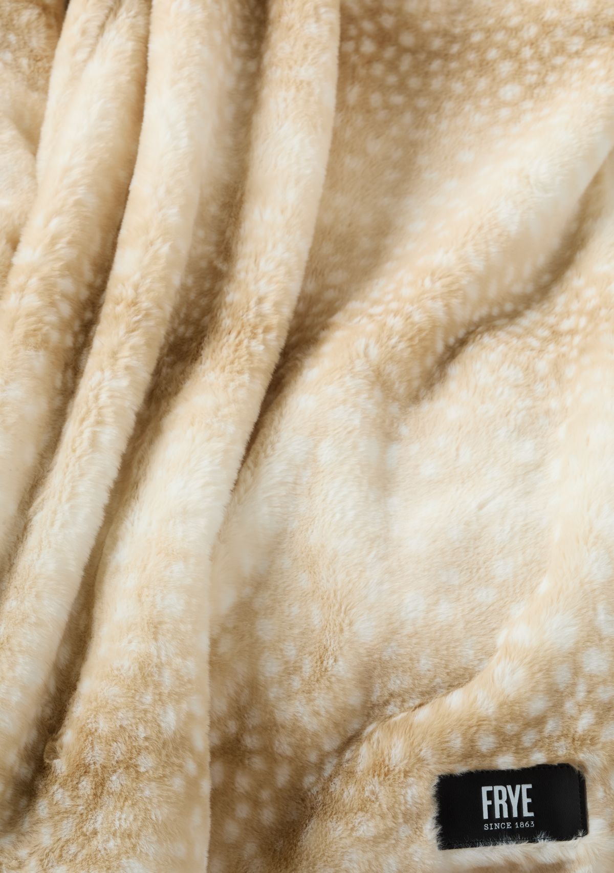 Melville Faux Fur Stripped Cheetah Throw Blanket