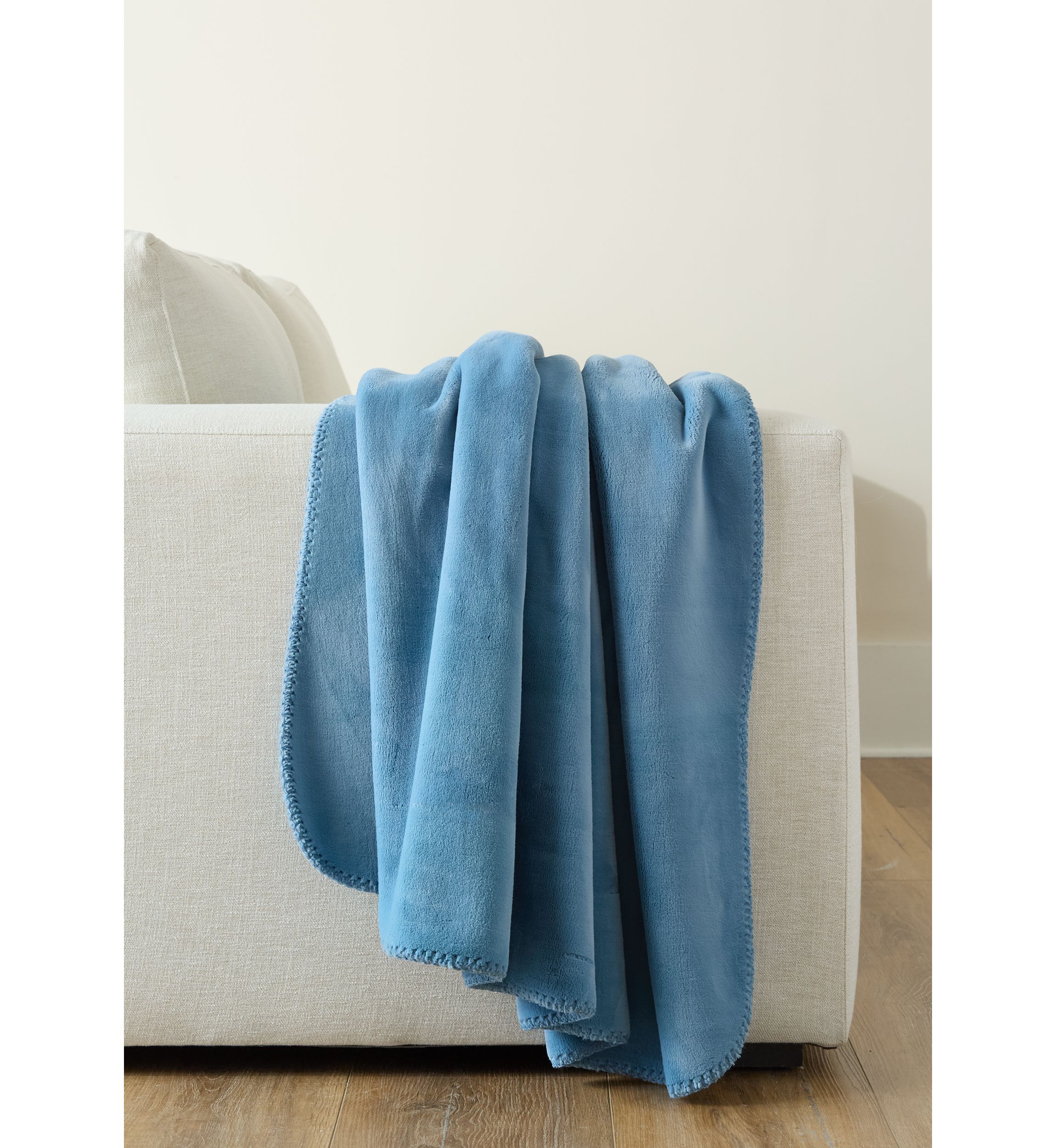 Milk Flannel Throw Blanket