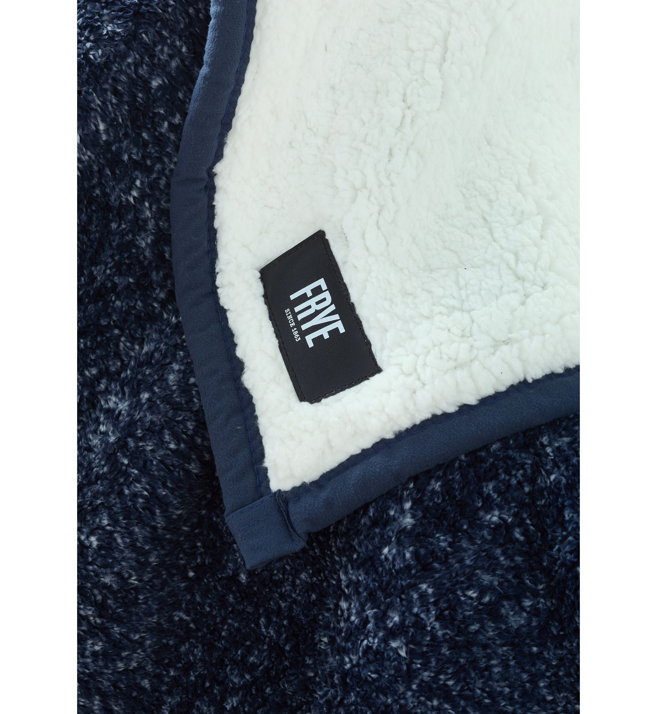 Cationic Reverse Sherpa Throw Blanket