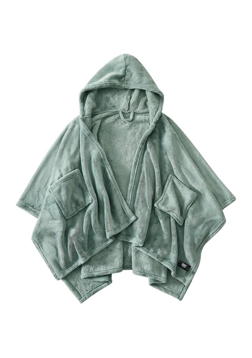 Lily Pad Solid Wearable Throw Blanket