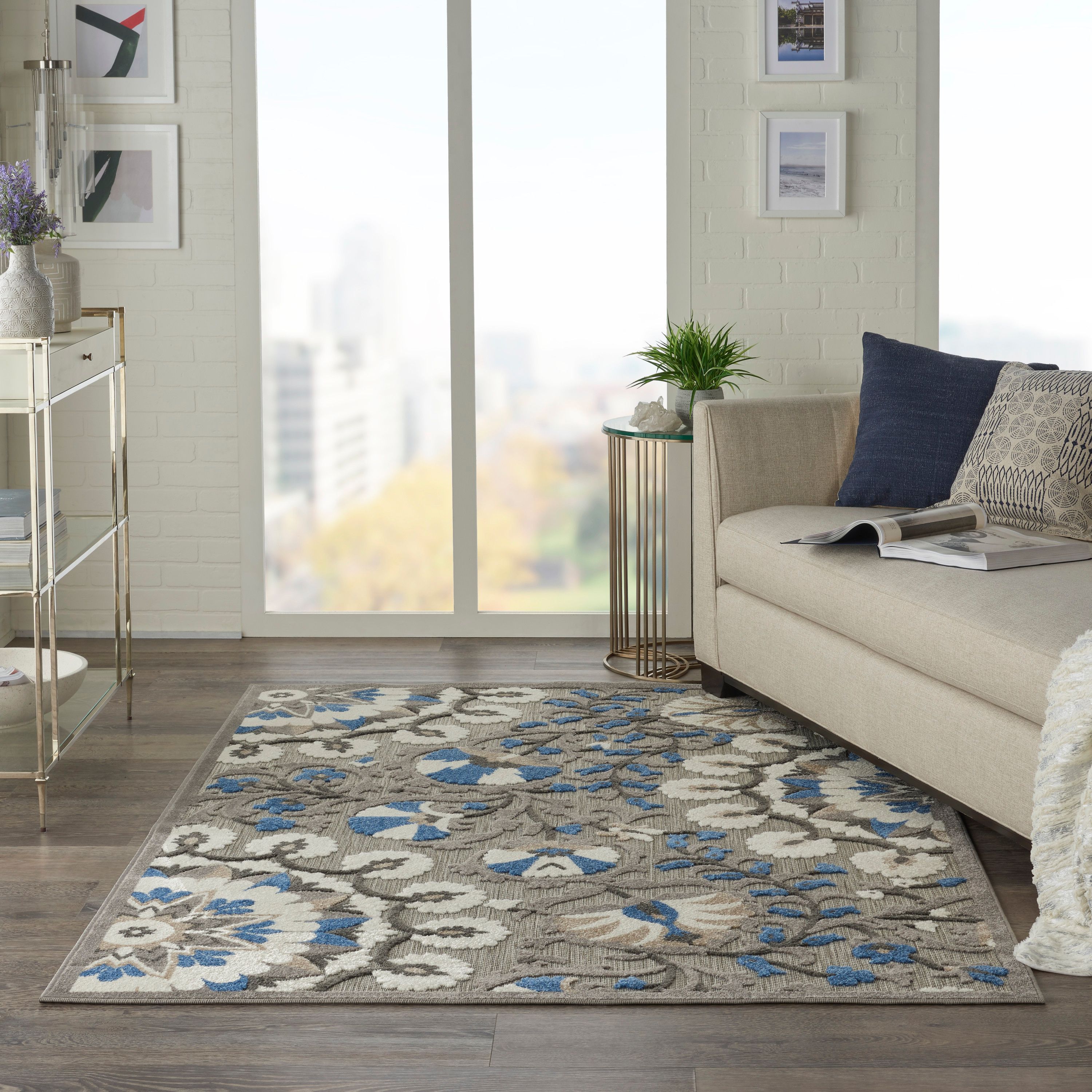 Aloha Transitional Indoor/Outdoor Rug