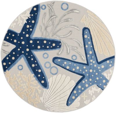 Aloha Coastal, Nautical & Beach Indoor/Outdoor Rug