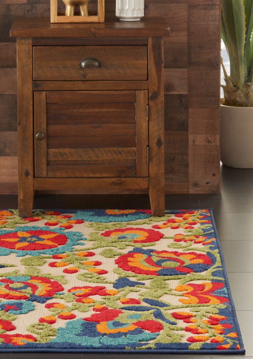  2 ft 8 in x 4 ft Aloha Area Rug