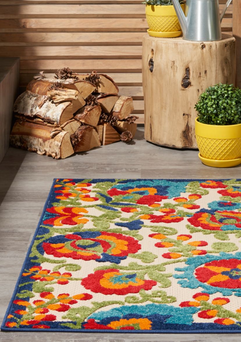  2 ft 8 in x 4 ft Aloha Area Rug