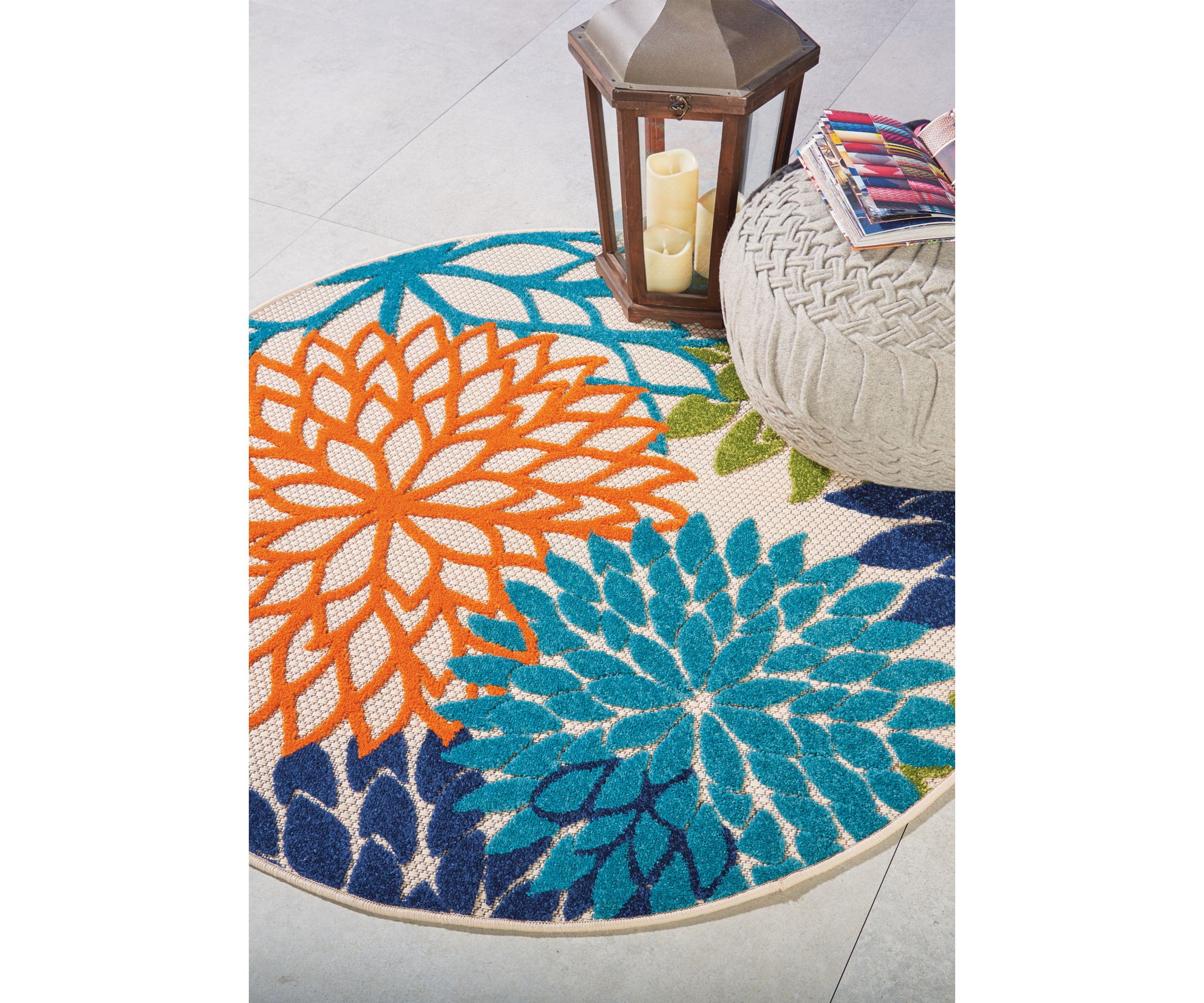 Aloha 4 ft x 4 ft Area Rug 