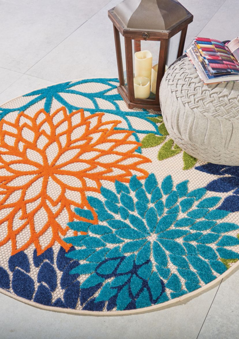 Aloha 4 ft x 4 ft Area Rug 