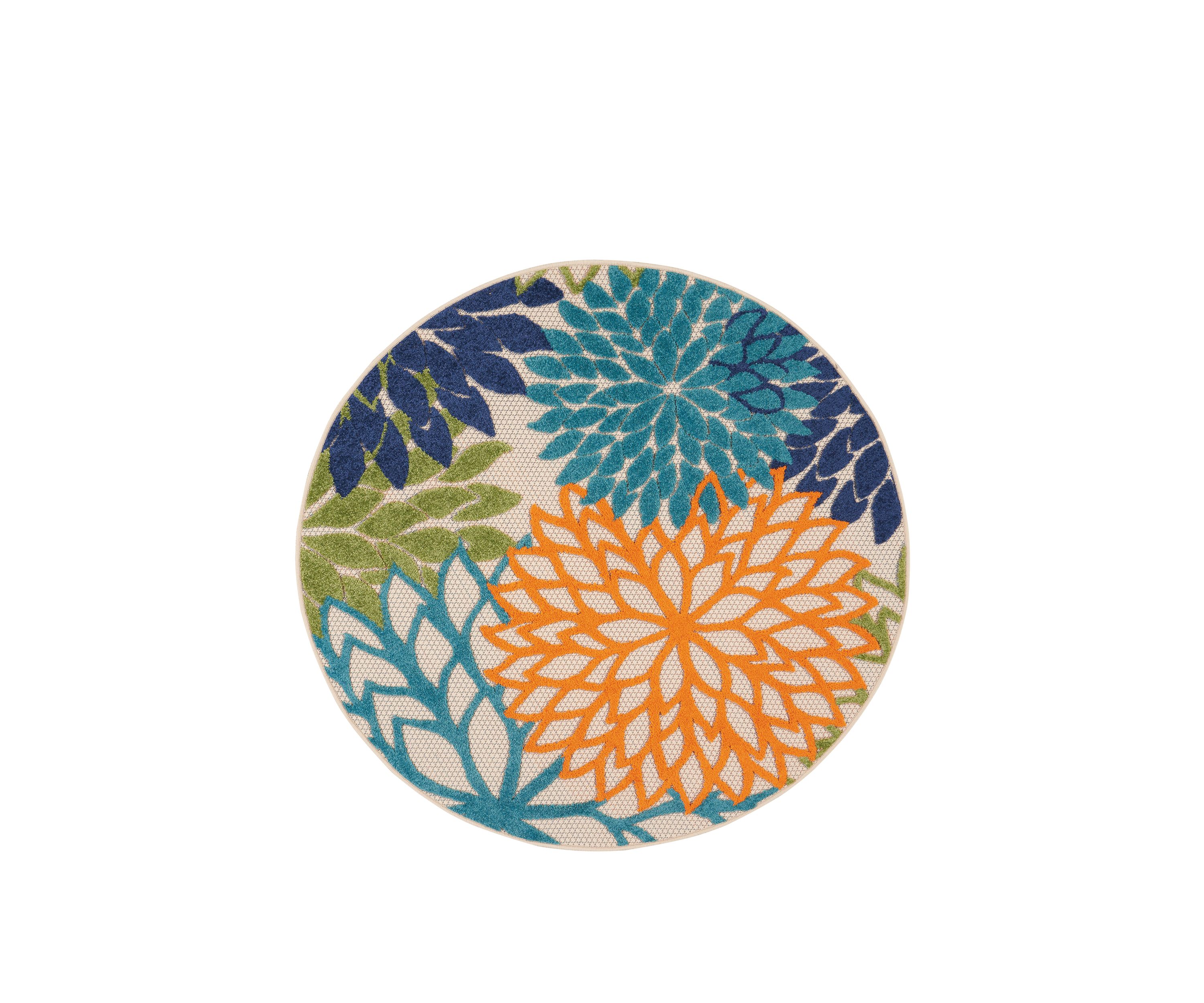 Aloha 4 ft x 4 ft Area Rug 