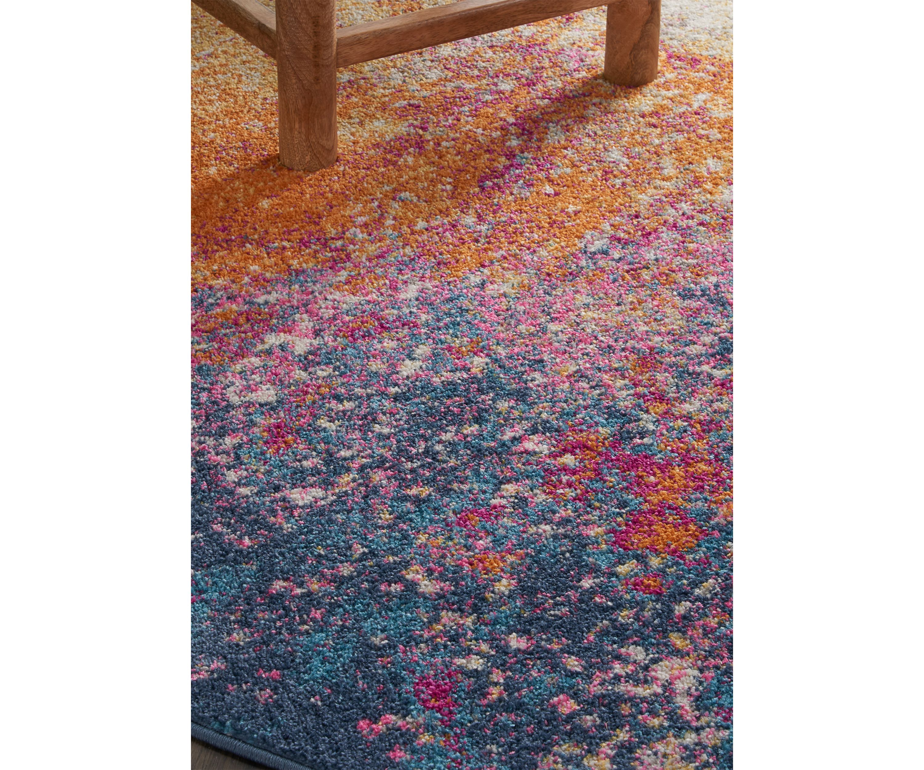  5 ft 3 in x 5 ft 3 in Passion Round Area Rug